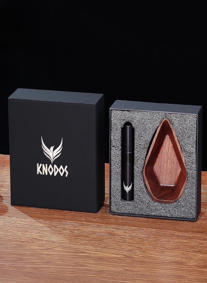 KNODOS Walnut Coffee Bean Dosing Cup and RDT Coffee Spritzer Set Coffee Bar Accessories Wooden Dosing Vessel Single Dose Coffee Measuring Tray Kit - Image 3